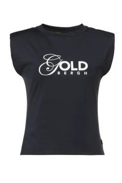 Casual dames t-shirt km zwart