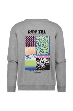Casual heren sweater grijs