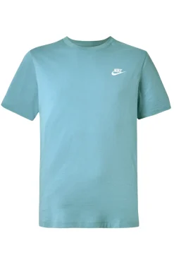 Casual heren t-shirt km blauw