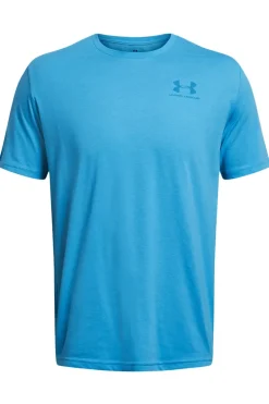 Casual heren t-shirt km blauw