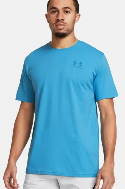 Casual heren t-shirt km blauw