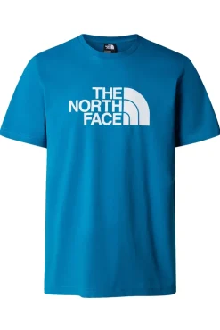 Casual heren t-shirt km blauw