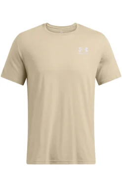 Casual heren t-shirt km bruin
