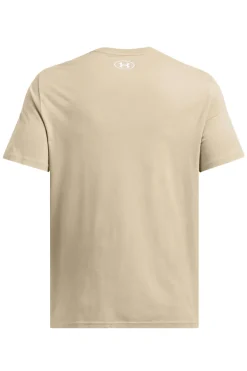 Casual heren t-shirt km bruin