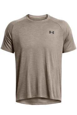 Casual heren t-shirt km bruin