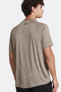 Casual heren t-shirt km bruin