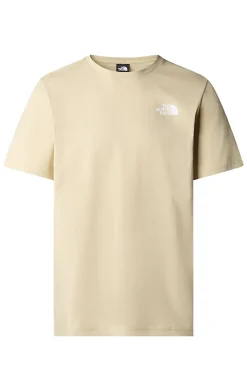 Casual heren t-shirt km ecru