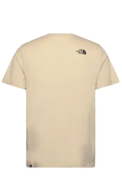Casual heren t-shirt km ecru