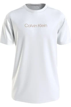 Casual heren t-shirt km wit