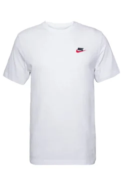 Casual heren t-shirt km wit