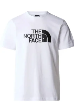 Casual heren t-shirt km wit