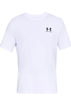 Casual heren t-shirt km wit
