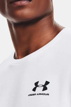 Casual heren t-shirt km wit