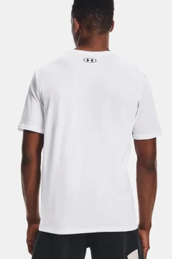 Casual heren t-shirt km wit