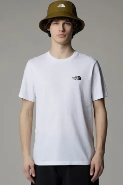 Casual heren t-shirt km wit