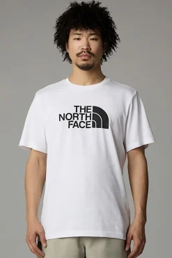 Casual heren t-shirt km wit
