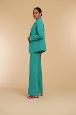 Dames blazer blauw