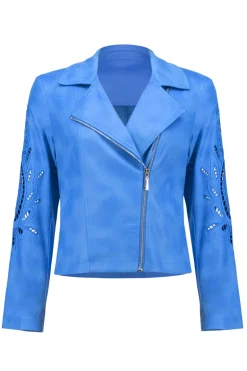 Dames blazer blauw