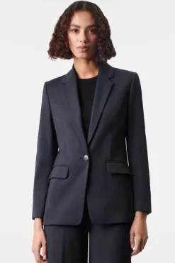 Dames blazer blauw