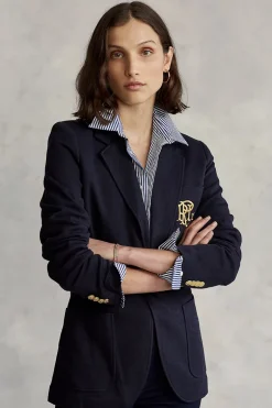 Dames blazer blauw