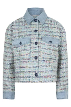 Dames blazer blauw