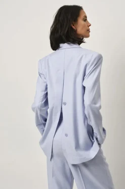 Dames blazer blauw