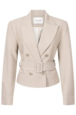 Dames blazer bruin