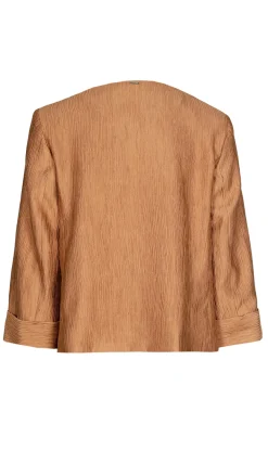 Dames blazer bruin