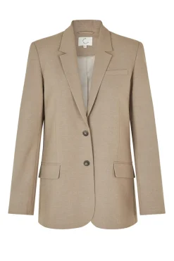 Dames blazer bruin