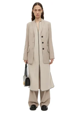 Dames blazer bruin