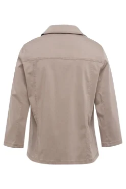 Dames blazer bruin