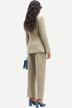 Dames blazer bruin