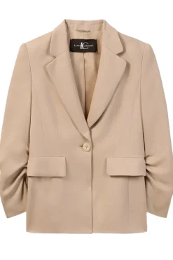 Dames blazer bruin