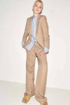 Dames blazer bruin