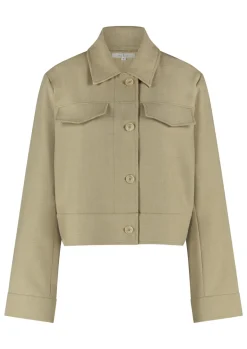 Dames blazer bruin