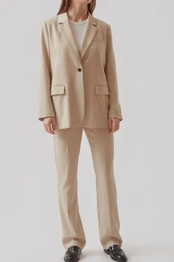Dames blazer bruin