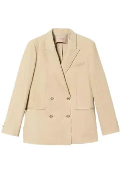 Dames blazer bruin