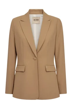 Dames blazer bruin