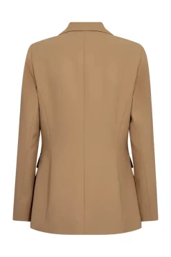 Dames blazer bruin