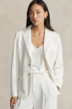 Dames blazer ecru