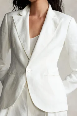 Dames blazer ecru