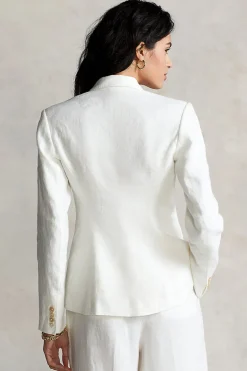 Dames blazer ecru