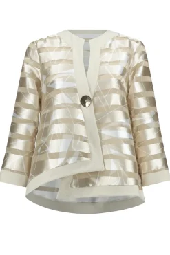 Dames blazer ecru