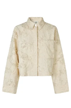 Dames blazer ecru