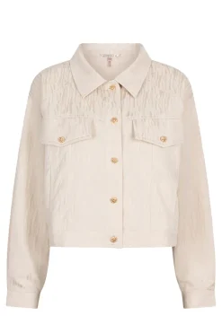 Dames blazer ecru
