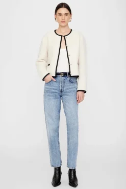 Dames blazer ecru