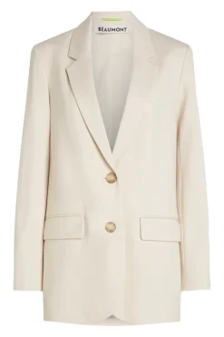 Dames blazer ecru