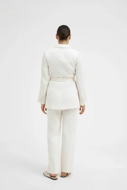 Dames blazer ecru
