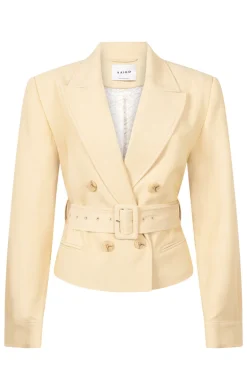 Dames blazer goud