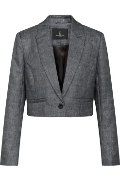 Dames blazer grijs